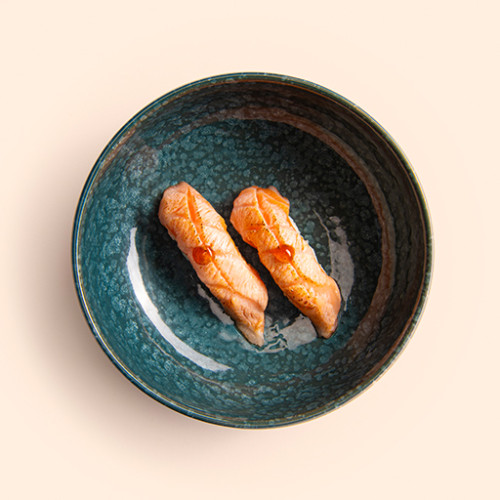 Nigiri Salmón flameado
